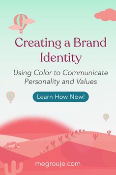 the cover of creating a brand identity using color to communicate personality and value learn how