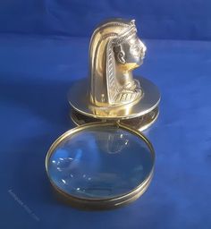 Antiques Atlas - Sphinx Magnifying Glass And Paperweight. Tutankhamun, Paper Weights, House Ideas, Rings For Men, Feel Free