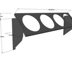 the diagram shows how to cut out an airplane's nose and tail section for each wing