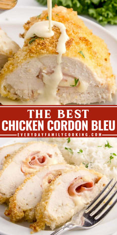 You just found the best chicken cordon bleu recipe ever. Baked in the oven instead of fried, you don’t have to worry about any excess oil — or breaking out the deep fryer. Plus, I serve my cordon bleu chicken with a special homemade Dijon sauce instead of store-bought options. Chicken Cordon Bleu Oven, Recipe For Chicken Cordon Bleu, Best Chicken Cordon Bleu Recipe, Chicken Cordon Bleu Sauce, Baked Chicken Cordon Bleu, Easy Chicken Cordon Bleu, Oven Recipe