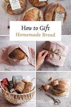 how to gift homemade bread for mother's day or any special occasion in your life