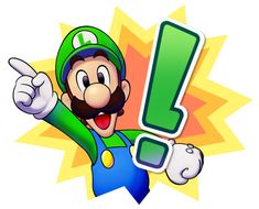 Luigi Logic Art - Mario & Luigi: Brothership Art Gallery Mario And Luigi Brothership, Logic Art, Mario All Stars, Mario Y Luigi, Library Games, Mario Luigi, Super Mario World