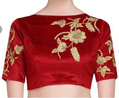 Brocade embroidered fully stitched designer blouse that can be paired with a saree or a lehenga skirt and dupatta **OCCASION: Party, Wedding, Reception, Ceremonial Product Highlight:- sleeve fabric : Banglori Silk garment type : stitched neck type : boat neck trims : none closure : hook & eye sleeves : Half occasion : festive wear blouse length (cms) : 14 color : As shown in the picture type : embroidered blouse work : embroidery Available Size:- 32, 36, 38, 40, 42,44 * Actual colors may var Eid Reception Blouse With Floral Embroidery, Elegant Embroidered Top For Diwali, Embroidered Top For Diwali Reception, Elegant Embroidered Unstitched Blouse For Navratri, Festive Top With Resham Embroidery And Traditional Drape, Diwali Semi-stitched Resham Embroidered Top, Bollywood Style Festive Embroidered Designer Top, Zari Work Embroidered Top For Eid, Festive Blouse With Resham Embroidery For Reception