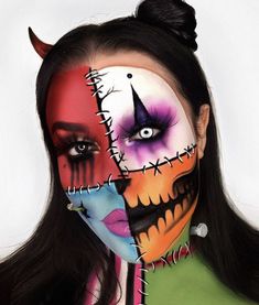 Crazy Halloween Makeup, The Monster Mash, Eye Pencil Makeup, Jumbo Eye Pencil, Monster Makeup