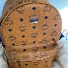 Basically Brand New Worn Couple Times Beautiful Simple Bag Tags And Receipts Shown In Pic Price Negotiable Feel Free To Dm Simple Bag, Studded Backpack, Mcm Bags, Simple Bags, Star Studs, Bag Tags, Backpacks, Feel Free, Purses And Bags