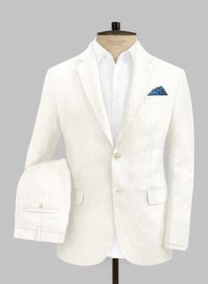 Make a style statement with our elegant and sophisticated suit that will surely add a touch of luxury to your daily wardrobe. Our Campari Cream Linen Suit is tailored using only the finest linen fabric with a solid texture and a stunning cream shade that will elevate your overall appearance. With its unique ability to Beige Linen Suit, Bespoke Jacket, Grey Wool Suit, Tweed Sport Coat, Light Blue Jacket, Navy Blue Chinos, Solid Texture, Smart Casual Wear, Mens Summer Outfits