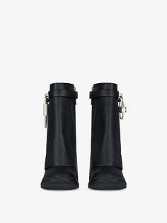 Givenchy Shark, Slip On Boots, Leather Zipper, Leather Band, Hidden Zipper, Givenchy, Calf Skin, Rubber Sole, Heel Height