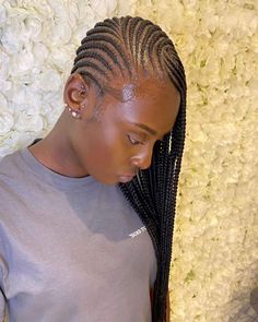 32 Lemonade Braids That Will Totally Inspire You Curvy Cornrows, Medium Size Braids, Big Braid, Braids Bob, Corn Rows, Braids Styling, Cornrow Styles, Feed Ins