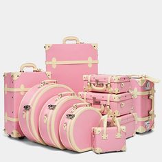 View Our Vintage Luggage Collections - Steamline Luggage Vanity Case, Camera Case, Luggage Sets, Pink Mini