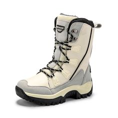 Snow Boots Color Beige Size 5 for Women Tundra Biome, Boots Quotes, Women Hiking Shoes, Winter Snow Boots Women, Hiking Store, Women's Mid Calf Boots, Backpack Camping, Women Hiking, Cheap Boots