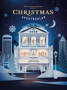 the christmas spectacular poster for pacific place theatre, which is set to open in december