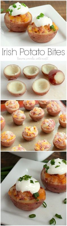 some food that is sitting on top of a white plate and in the process of being cooked