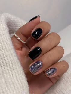 Manicure Tips, Makijaż Smokey Eye, Diy Nail Art, Winter Nail Designs, New Year's Nails, Stick On Nails, Nailed It, False Nail, Nail Arts