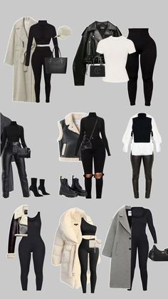 80s R&b Fashion, All Black Lace Outfit, Dinner To Club Outfit Night Out, Womens Winter Outfits 2024, 77 Degree Weather Outfit, All Black Outfit For Work Salon, Gray And Black Outfits, Classy Edgy Outfits, Chic City Outfits