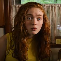 Sadie Sink in Stranger Things as Max Mayfield Sadie Sink In Stranger Things, Female Movie Characters, Stranger Things Season 3, Stranger Things 2, Tv Icon, Cast Stranger Things, Eleven Stranger Things