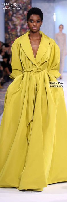 Yellow Couture, Rami Al Ali, Book Costumes, Valentin Yudashkin, Ralph Russo, Lou Doillon, Luisa Beccaria, Julien Macdonald, Ralph And Russo