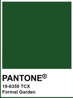 pantone's green color is shown with the words, ` person'on it