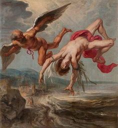 Icarus Wings, Daedalus And Icarus, Icarus Fell, Mythology Paintings, Paul Rubens, Art Appliqué, Peter Paul Rubens, Hieronymus Bosch, Greek Mythology Art