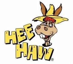 the logo for he's haw