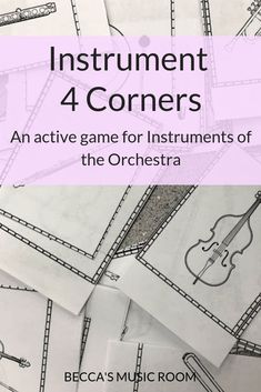 the cover of an activity book for instruments