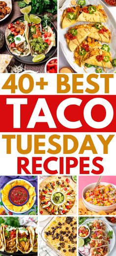 Try these epic, delicious and fun Taco Night Recipes on your next Taco Tuesday, Cinco de Mayo or Mexican Night! From shrimp tacos, beef tacos, taco side dishes, salsa recipes to how to make taco beef, and margarita recipes, here is everything you need for a fun Taco Tuesday! Taco recipes, Mexican dinner recipes, Mexican meals, fish taco, chicken taco, beef taco, pulled pork taco, taco ring, shrimp taco, salsa recipes. Delicious Taco Recipes, Taco Salsa, Rv Snacks, Taco Recipes Mexican