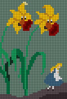 Alice In Wonderland Alpha Pattern, Alpha Patterns 2 Colors, Alice In Wonderland Pixel Art, Flower Alpha Pattern, Disney Pixel Art, Alice In Wonderland Lewis Carroll, Pixel Quilting, Pixel Grid, Book Cartoon