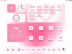 an image of a web page with pink and white colors on the theme for may