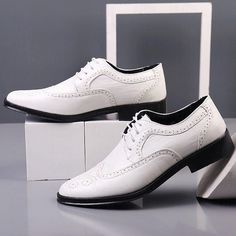 Category:Oxfords; Upper Materials:PU; Season:Fall,Spring; Gender:Men's; Style:British,Business; Outsole Materials:Rubber; Occasion:Party  Evening,Wedding; Closure Type:Lace-up; Listing Date:01/12/2024; 2024 Trends:Brogue,Wingtip Shoes,Derby Shoes,Dress Shoes; Size chart date source:Provided by Supplier. Oxford Shoes For Men, Oxford Shoes Style, Wingtip Oxford Shoes, Kids Leather Shoes, Wingtip Shoes, Oxford Shoes Men, Mens Snow Boots, Wingtip Oxford, Leather Slip On Shoes