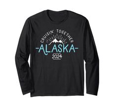 PRICES MAY VARY. Plan ahead for the 2024 cruise season with this fun Alaskan Cruise 2024 design, Cruisin' Together, for family cruises and cruise vacations with friends or a group. Great gift for a college, high school, or family reunion cruise trip to Alaska. Original Alaska cruising apparel and souvenir gifts in a clean, minimalist design with illustrations of Alaskan mountains. Makes a great Christmas or Holiday gift to surprise the whole family with a Cruise vacation gift. Lightweight, Class Mountain Shirt, Great Smoky Mountains National Park, Glacier National, Jackson Hole, Glacier National Park, Hight Quality, Rocky Mountains, Wyoming, Fashion Brands