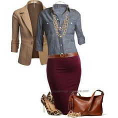 Love T Shirt Makeover, Burgundy Skirt, Leopard Print Shoes, Chique Outfits, Rock Outfit, Print Shoes, Business Outfit, A Skirt, Thanksgiving Outfit