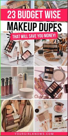 Save big with these 23 budget-friendly makeup dupes that match your favorite luxe brands. Achieve high-end beauty looks without breaking the bank with these smart and affordable alternatives.	makeup looks | makeup ideas | makeup products | makeup aesthetic | makeup inspiration | makeup tut | makeup routine | best makeup products | best makeup brushes | makeup products for oily skin | best makeup looks | best makeup products for beginners | natural makeup | soft glam makeup | makeup brands | makeup products list | makeup product snap | makeup products vides | makeup pink | makeup palette | makeup alternative | makeup alternative tutorial | all about makeup products | all about makeup Products For Makeup Beginners, 2024 Makeup Products, Best Makeup Products For Natural Look, Best Drugstore Makeup 2024, Makeup Must Haves List, Pink Makeup Palette, Best Makeup Products For Beginners, Beginners Natural Makeup, Depotting Makeup