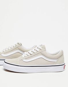 Western Vans, Fall Vans, Trendy Vans, Cute Vans Shoes, Vans For Women, Van Shoes, Beige Vans, Vans Shoes Fashion, Cream Vans