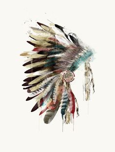 Native Headdress painting.  Artist, Bri.buckley #nativeart #art #headdressart #southwestart #southwest Buck Mounts, Native Headdress, Headdress Art, Headdress Tattoo, Native American Decor, Native American Headdress, Indian Headdress, Feather Art, Tableau Art