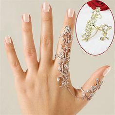 2017 Rings Multiple Finger Stack Knuckle Band Crystal Sets Women Fashion Jewelry in Jewelry & Watches, Fashion Jewelry, Rings | eBay Gothic Jewelry Rings, Rings Multiple, Gothic Engagement Ring, Double Finger Ring, Horn Pendant Necklace, Rings Gifts, Womens Rings, 4 Elements, Womens Rings Fashion