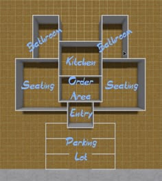 the floor plan for an apartment with different areas to put in place on each side