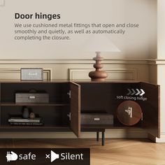 an advertisement for the door hinges website