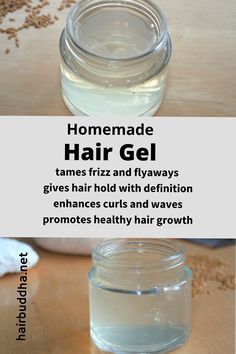 Homemade Hair Gel, Natural Hair Gel, Hair Rainbow, Homemade Hair, Hair Frizz, Homemade Hair Products, Promote Healthy Hair Growth, Diy Hair Care, Hair Remedies