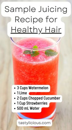 Juicing Recipe for Hair Growth | Juices For Healthy Hair | juicing recipes for hair skin and nails | juicing recipes for hair, skin and nails | juicing recipes | juice recipes | healthy juicer recipes | juicer recipes beginners | juicing recipes for beginners Juicing Recipe, Fresh Juice Recipes, Wealthy Life, Healthy Juicer Recipes, Healthy Juice Drinks, Juice Cleanse Recipes, Juice Smoothies Recipes, Homemade Juice