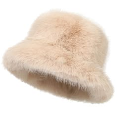 PRICES MAY VARY. Perfect Size: Our faux fur hat is suitable for all sizes of heads.The conical design ensures a perfect fit and is suitable for women of all hair types.Enjoy the versatility of this hat and bring a comfortable and fashionable experience. Classic Solid: Our fluffy faux fur hat is very practical and comes in multiple colors to choose from.Classic solid colors can be paired with any outfit,making you stand out in any event or occasion. Great Gift: Our furry hat is an ideal choice.Su Bucket Hat Winter, Bucket Hat Outfit, Fuzzy Bucket Hat, Fluffy Bucket Hat, Bucket Hat Style, Fur Bucket, Faux Fur Bucket Hat, Fur Bucket Hat, Stylish Headbands