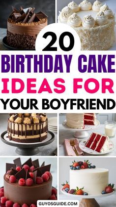 20 birthday cake ideas for your boyfriend