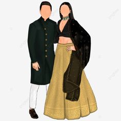 an image of a man and woman dressed in clothes