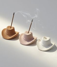 Mini Incense Holder, Terracotta Incense Holder, Cowboy Hat Incense Holder, Incense Holder Ceramics, Cowboy Hat Pottery, Cowboy Hat Ceramic, Ceramic Cowboy Hat, Ceramics Incense Holder, Ceramic Insence Holder