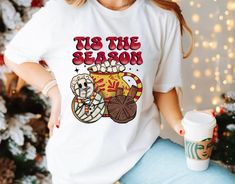 Tis the season  Christmas unisex tshirt T shirt brand : Bella Canvas  Durable and lightweight, comfortable 100% ring-spun cotton (heather colors contain polyester)  Pre-shrunk  Shoulder to shoulder taping  Durable double stitched sleeves and bottom hem  Side seamed  Retail fit  Tear Away Label WASHING CARE INSTRUCTIONS  -Do not iron directly on the design -Machine Wash Cold Only -Tumble Dry Low Only SHOP POLICIES  Due to the custom nature of the product (design, size, shirt style and color) NO returns, exchanges or cancellations are accepted in our shop. T Shirt Brand, Unisex Tshirt, Shirt Brand, Tis The Season, Lebanon, Shop Policies, Shoulder Taping, Christmas Shirts