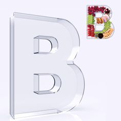 the letter b is made up of fruits and vegetables