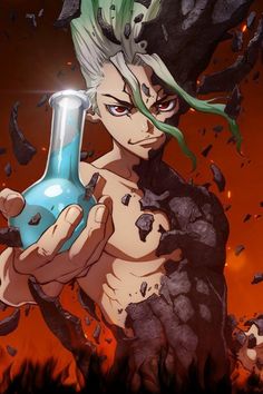 Dr. Stone Season 2 Episode 10 Dr Stone Moz, Dr Stone Senku, Boys Artwork, Funny Hamsters, Wallpaper Animes