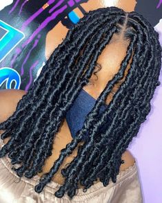 Butterfly Locs, Faux Locs Hairstyles, Box Braids Hairstyles For Black Women, Braids Hairstyles Pictures, Twist Braid Hairstyles, Hair Twist Styles, Box Braids Styling, Girls Hairstyles Braids