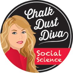 the social science logo for chalk dust diya, which features a woman's face and