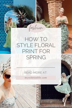 Nothing says the spring season better than floral print. That's why today My Stiletto Life is sharing her tips and tricks on how to style floral print dresses this spring. Follow for more elevated outfit ideas, shopping guides, and chic casual outfit ideas.