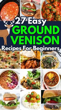 Enjoy lean and flavorful meals with these ground venison recipes. Ground Antelope Meat Recipes, Venison Mexican Recipes, Low Sodium Venison Recipes, Dear Meat Recipes Ground, Summer Venison Recipes, Best Ground Venison Recipes, Healthy Venison Recipes Clean Eating, Gluten Free Venison Recipes, Dinner Recipes With Venison