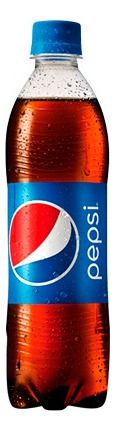 a bottle of pepsi soda on a white background